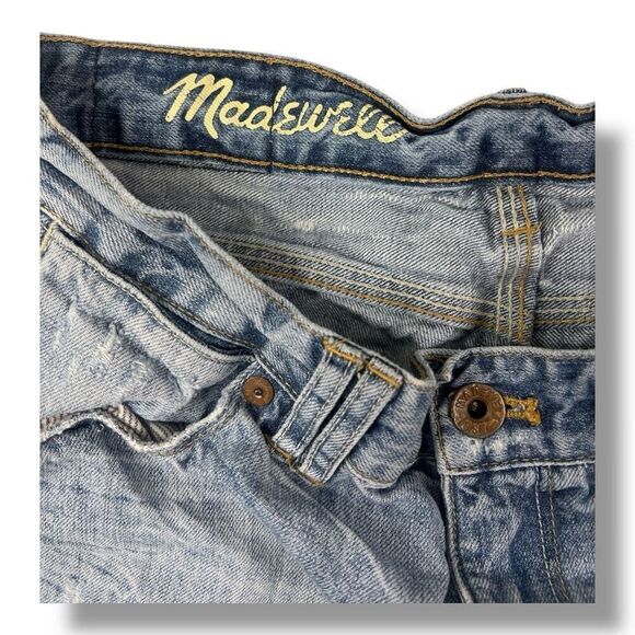 Madewell Distressed Cut Off Denim Shorts Size 26 - Picture 2 of 6